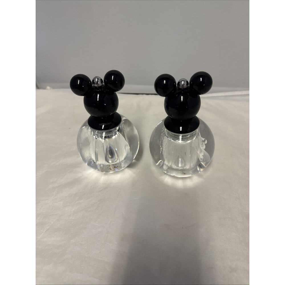 Disney Mickey Mouse Salt and Pepper Mill Grinder 2 Pc 5” Inch